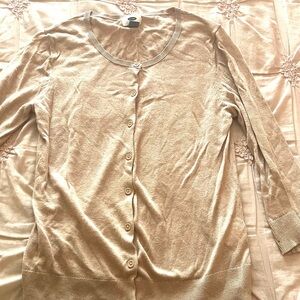 Old Navy tan cardigan